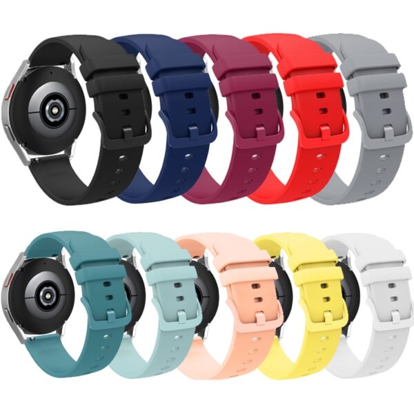 Pulseira Silicone Fivelada Pino 22mm