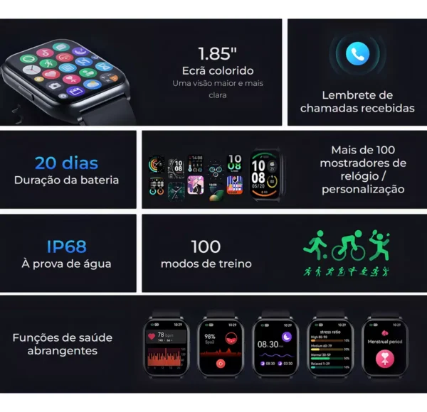 HAYLOU WATCH 2 PRO  | A prova dagua 2ATM - Image 5