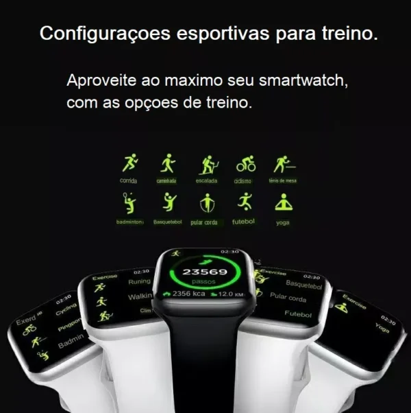 Microwear S10 Pro 46mm | Series 10 | NFC | ChatGPT | Ultrafino | IP68 | 1GB | Oled - Image 5