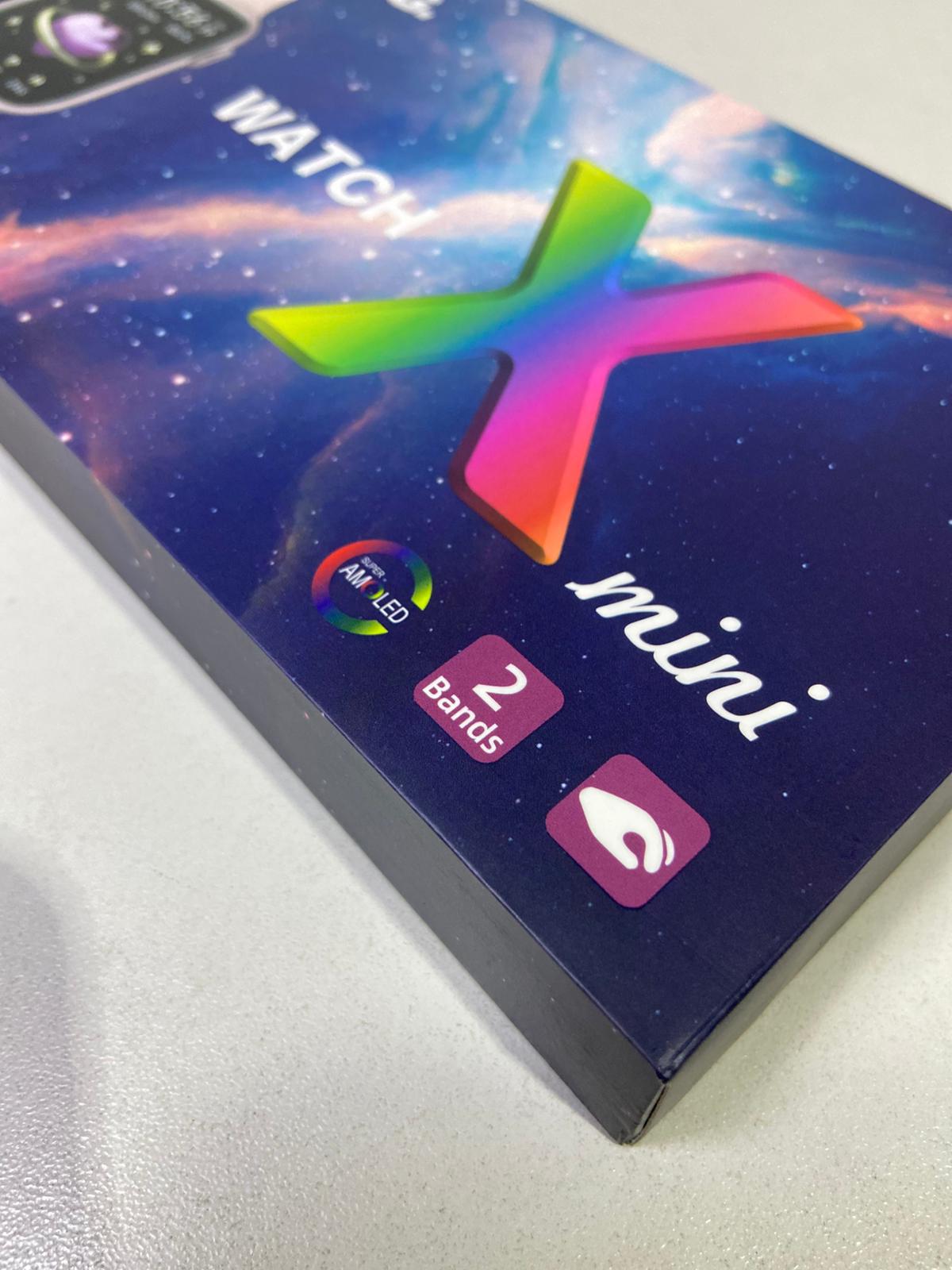 X Mini Pro Amoled 41mm Amoled 2 Pulseiras - Imagem 4