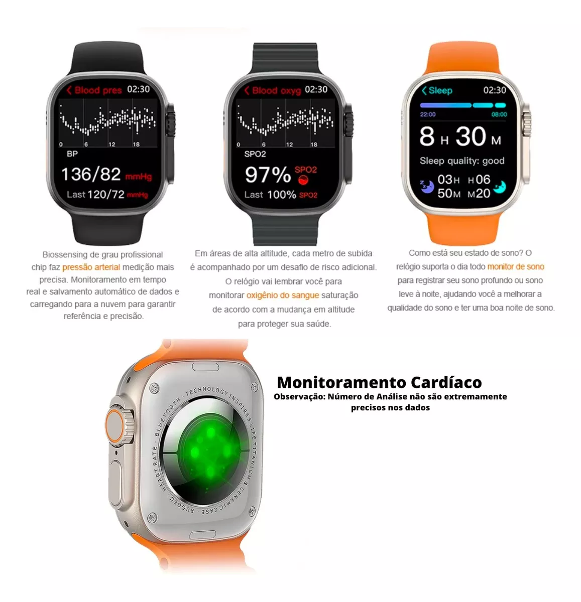 HW ULTRA 2 Series 9 7 Pulseiras - Imagem 5