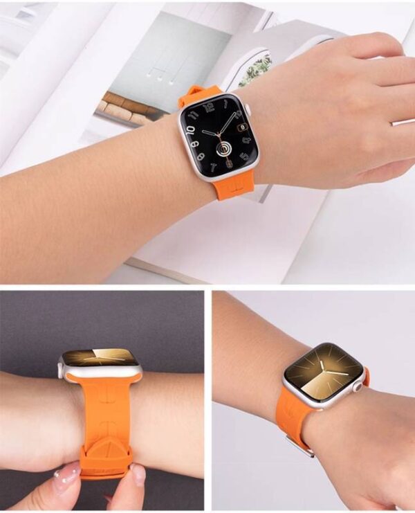 Pulseira silicone social 42-49mm - Image 2