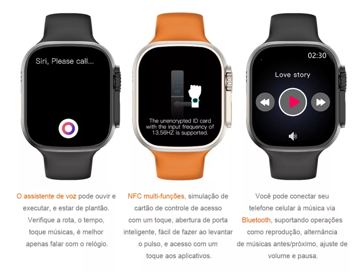 HW ULTRA 2 Series 9 7 Pulseiras - Imagem 3