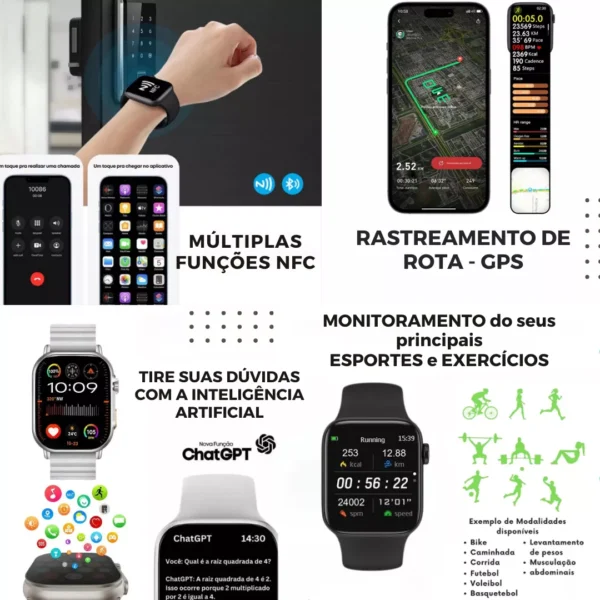 Microwear S10 47mm | Series 10 | NFC | ChatGPT | Ultrafino OLED - Image 6