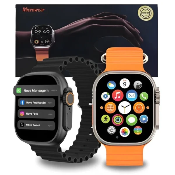 Microwear U9S Ultra Series 9 | 49mm | NFC | Modos de Exercicio | Ligacoes