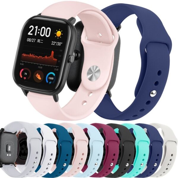 Pulseira Silicone de Pino 22mm