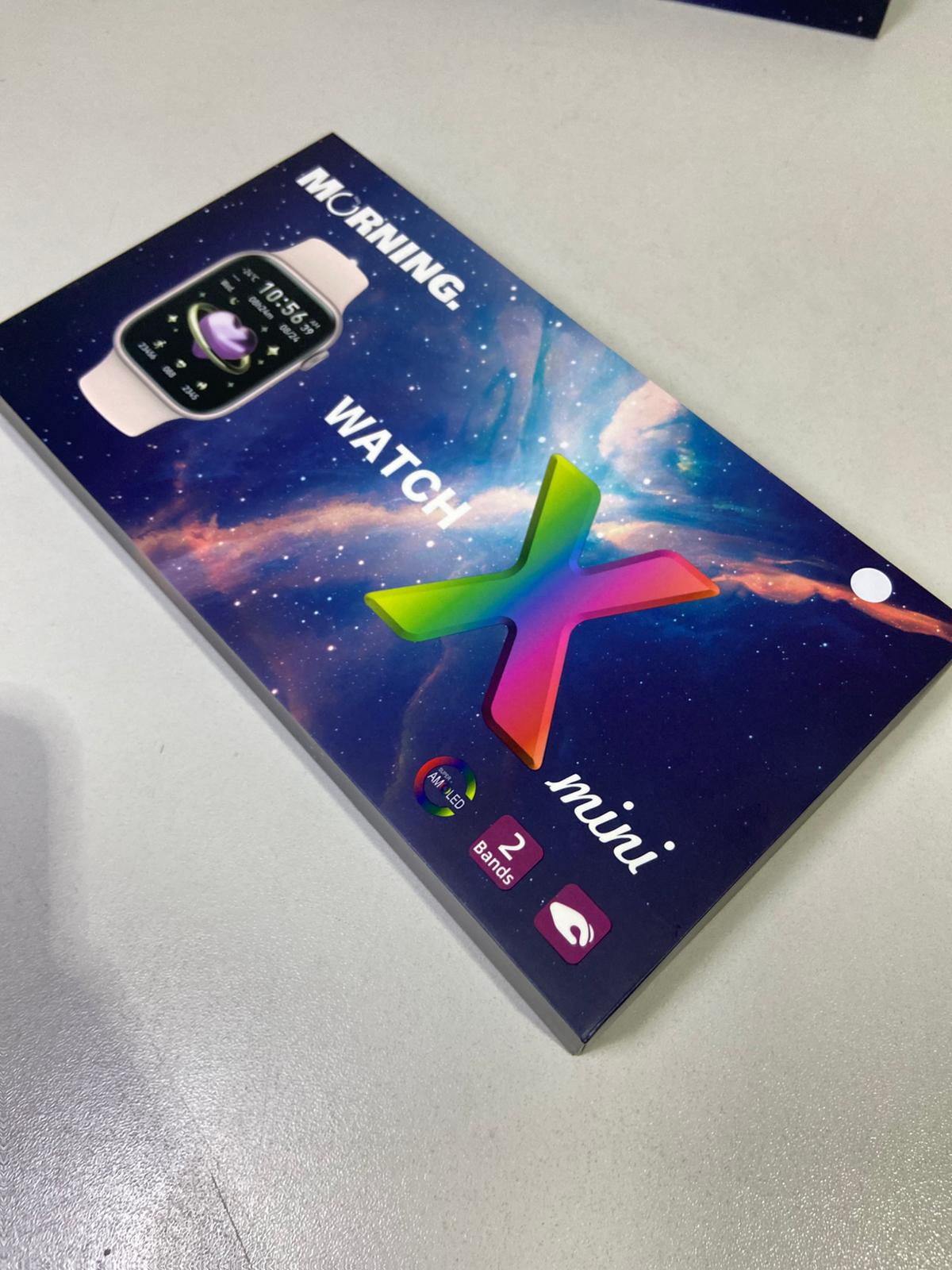 X Mini Pro Amoled 41mm Amoled 2 Pulseiras - Imagem 3
