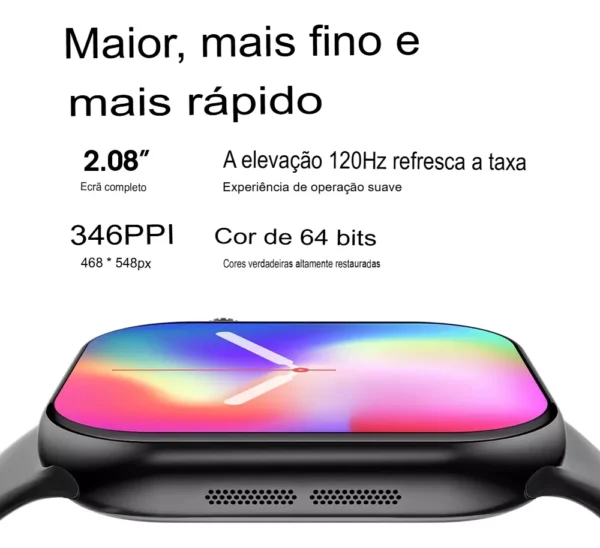 Microwear S10 Pro 46mm | Series 10 | NFC | ChatGPT | Ultrafino | IP68 | 1GB | Oled - Image 3