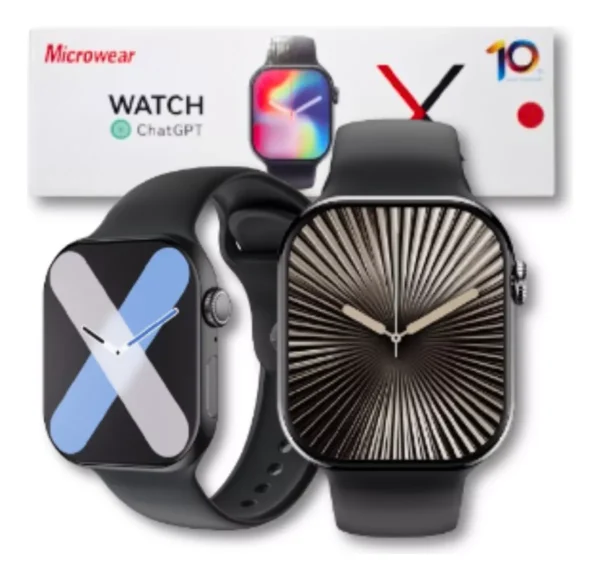 Microwear W10 OLED | 46mm | Serie 10 | NFC | ChatGPT | Tradutor - Image 9