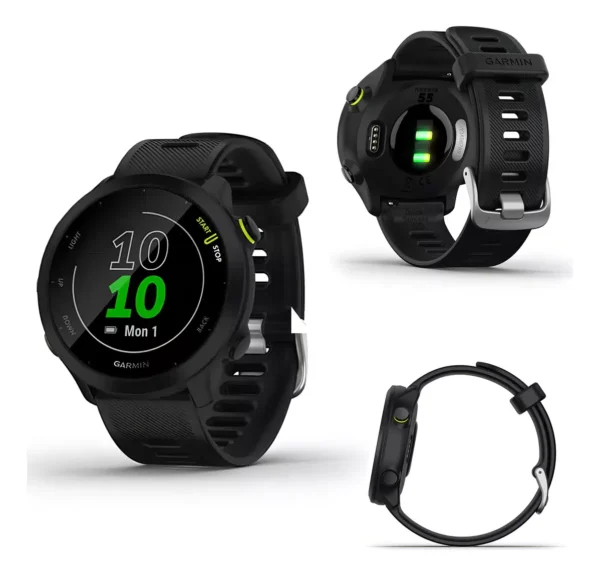 Relógio Garmin Forerunner 55 Preto | pulseira Black - Imagem 4