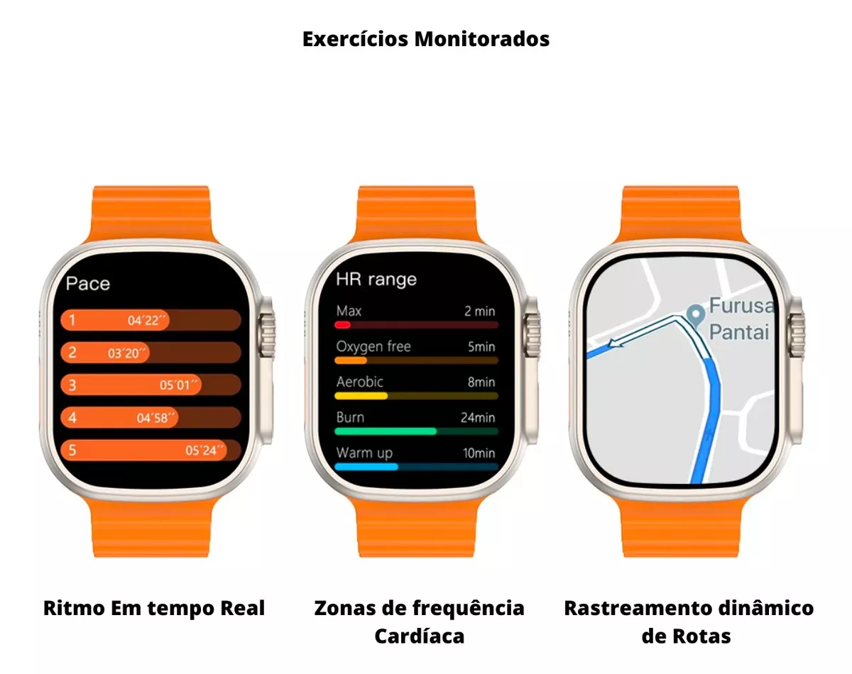 HW ULTRA 2 Series 9 7 Pulseiras - Imagem 4