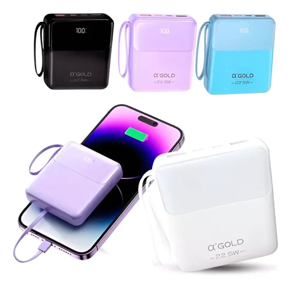 Powerbank TURBO Carreg Portatil 22,5W 10.000 mAh - Imagem 5