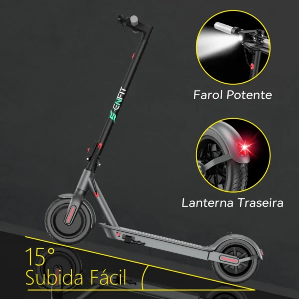 Patinete Elétrico Scooter Premium Adulto | Vel máxima 32km/h | Até 100kg | 22km autonomia - Image 4