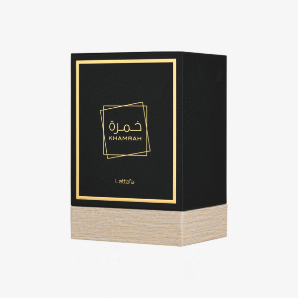 Perfume Árabe Lattafa KHAMRAH eau de parfum  100ml UNISSEX - Imagem 3