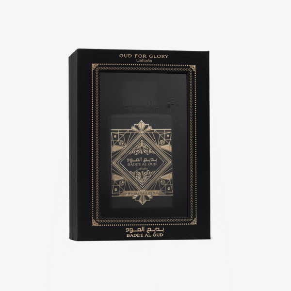 Perfume Árabe Lattafa BADE'E AL OUD FOR GLORY eau de parfum  100ML UNISSEX - Imagem 3