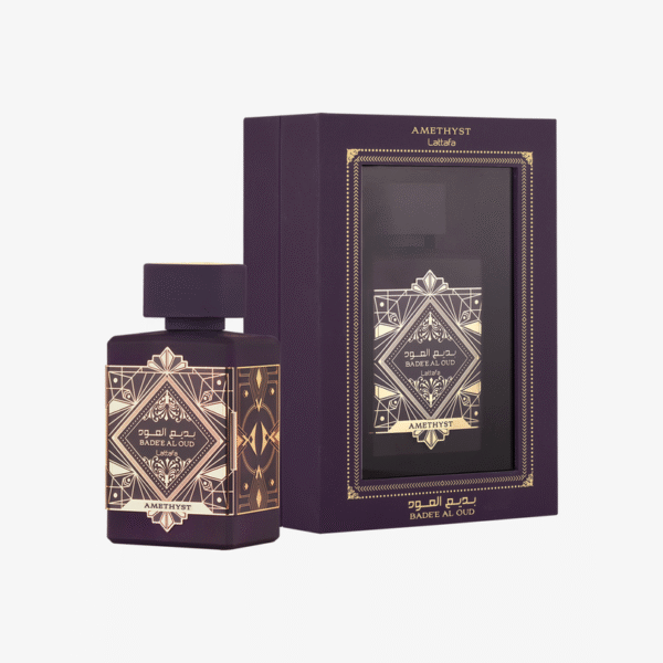 Perfume Árabe Lattafa BADE'E AL OUD AMETHYST eau de parfum  100ml UNISSEX - Imagem 2