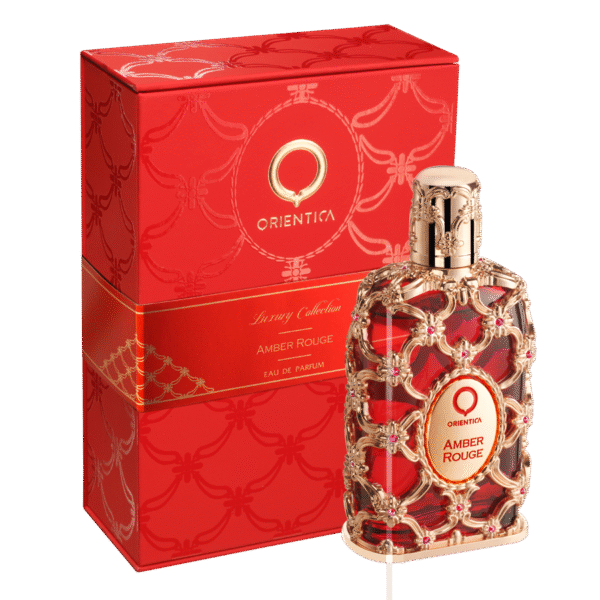 Perfume Árabe Orientica AMBER ROUGE Luxury Collection  80ml FEMININO - Imagem 2