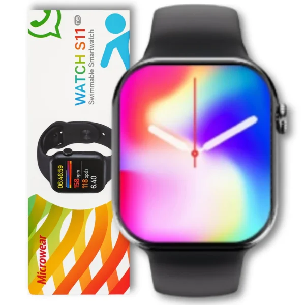[LANÇ] Microwear S11 PRO 47mm | Series 11 | Super Amoled | Resp. Whatsapp | 2GB - Imagem 3