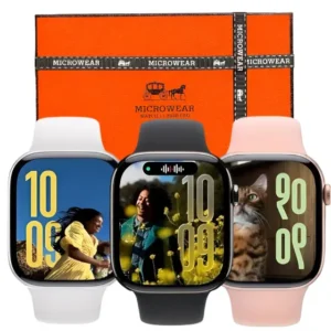 [Lançamento] Microwear W11 Mini Pro | 42mm | Chat GPS | Pulseira Couro |Amoled | Series 11