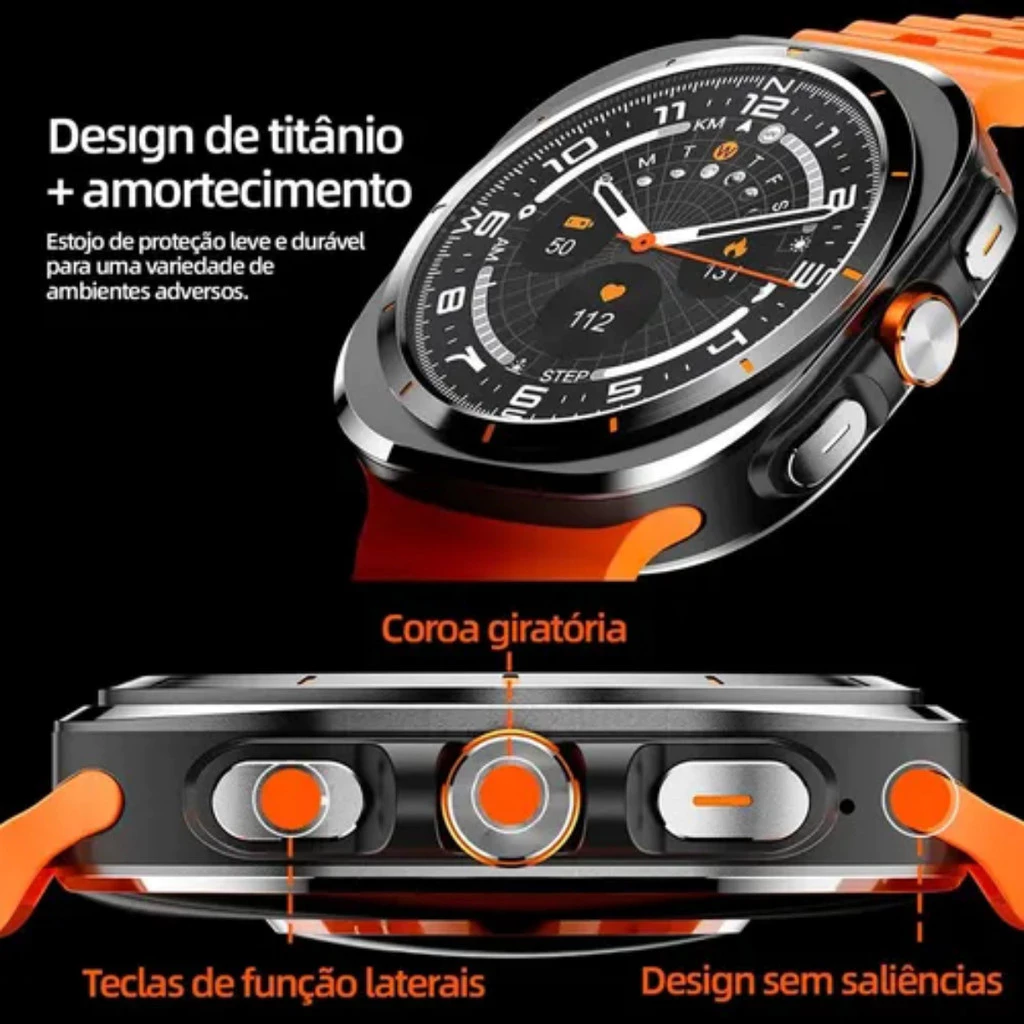 Microwear MA33 Watch Ultra 2 47mm | CPU Dual Core | ChatGPT | Resp Whatsapp - Imagem 8