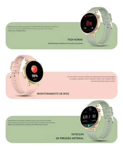 Aurafit Am23 | Ella 2 | Duas pulseiras | A prova d'água - Imagem 4