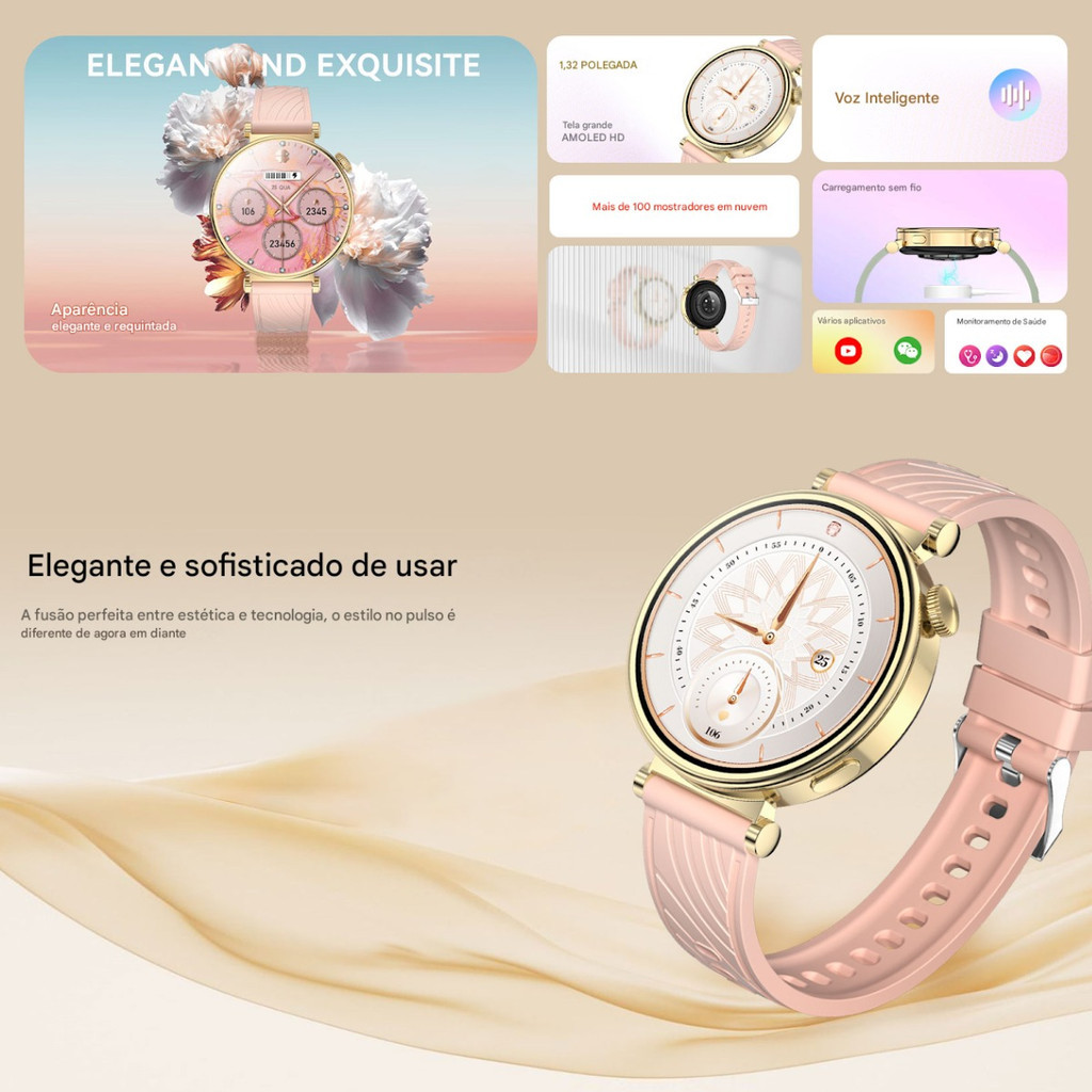 Aurafit Am23 | Ella 2 | Duas pulseiras | A prova d'água - Imagem 3