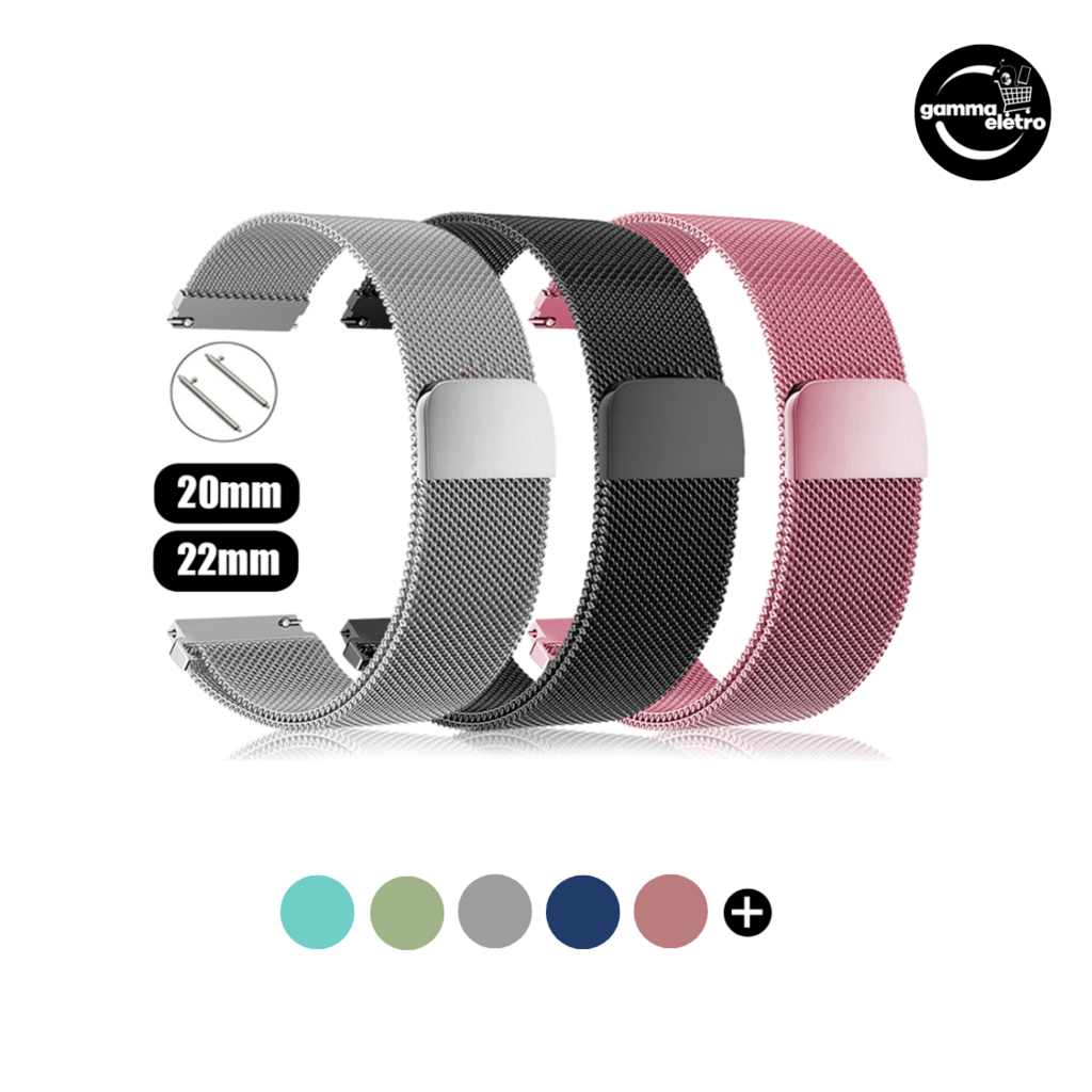 Pulseira Milanese de Pino 22mm