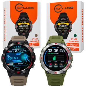 Smartwatch AJ-X09 | Lanterna | A prova d'água